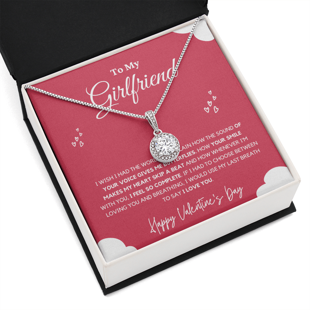Girlfriend - Last Breath - Eternal Hope Necklace | Anniversary Gift for Girlfriend, From Boyfriend, From Partner, Valentine's Day Present
