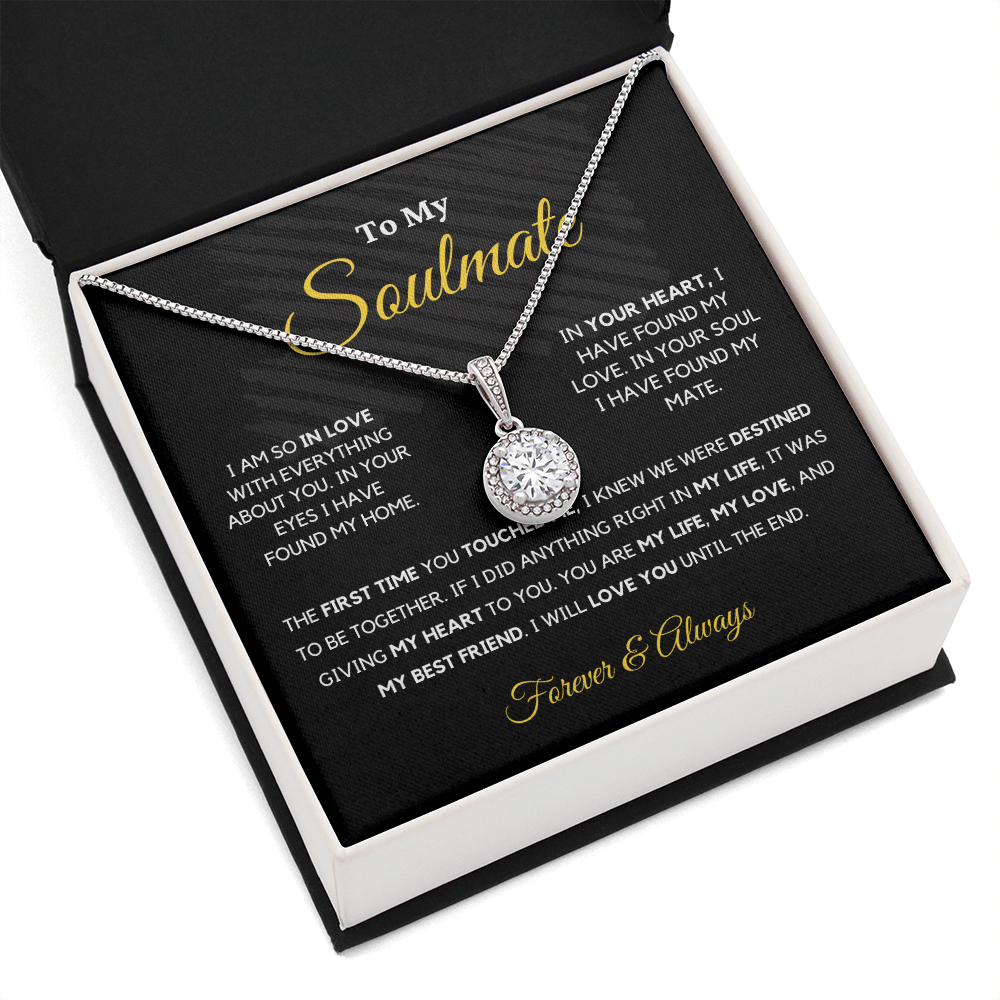 Soulmate - Eternal Hope - Love Knot | Romantic Gift for Wife, Fiancé, Girlfriend - Anniversary Gift, Valentine's Day Present