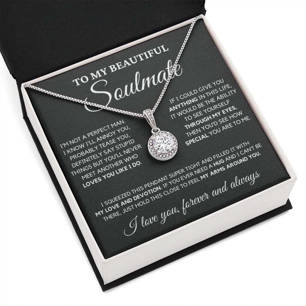 Gift for Soulmate - No One Loves You Like I Do - Eternal Hope Necklace