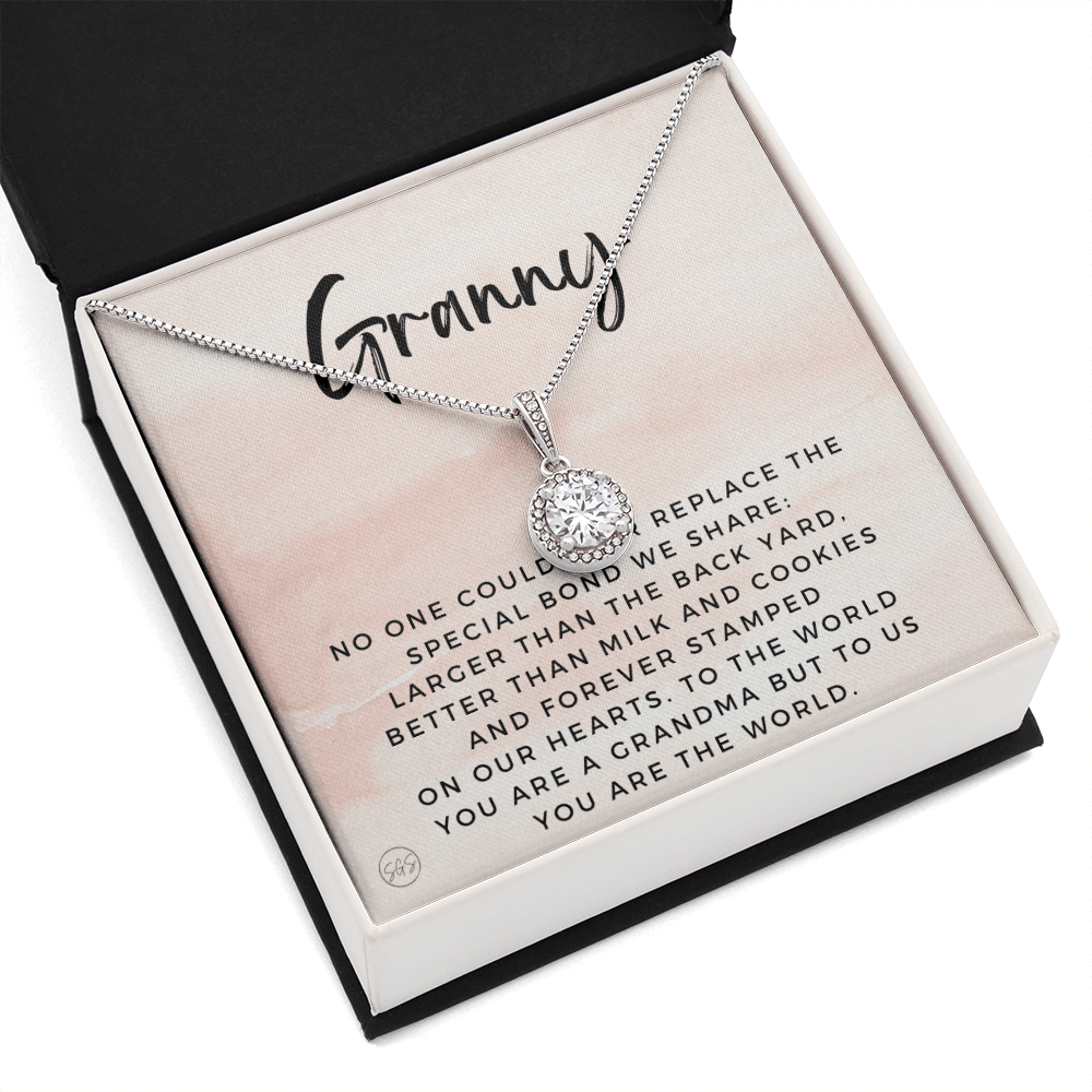 Gift for Granny | Grandmother Nickname, Grandma, Mother's Day Necklace, Birthday, Get Well, Missing You, Granny Definition, Christmas, From Family Grandkids  Granddaughter Grandson 1118aE