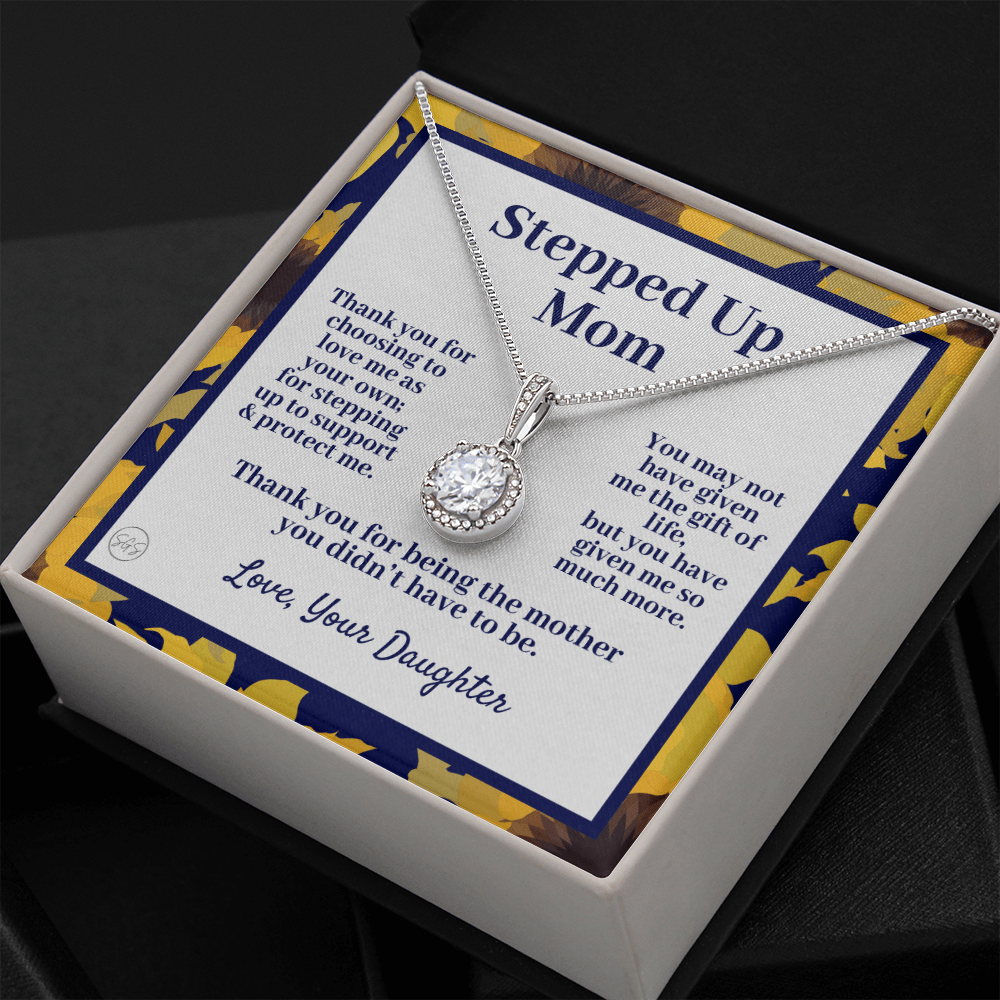 Gift for Stepmom from Daughter - Stepped Up Mom