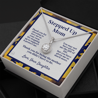 Gift for Stepmom from Daughter - Stepped Up Mom