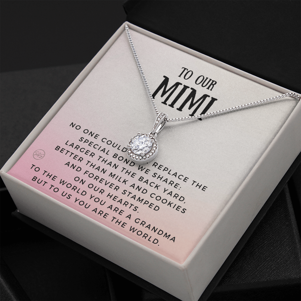 Gift for Mimi | Grandmother Nickname, Grandma, Mother's Day Necklace, Birthday, Get Well, Missing You, Mimi Definition, Christmas, From Family Grandkids  Granddaughter Grandson 1118bE