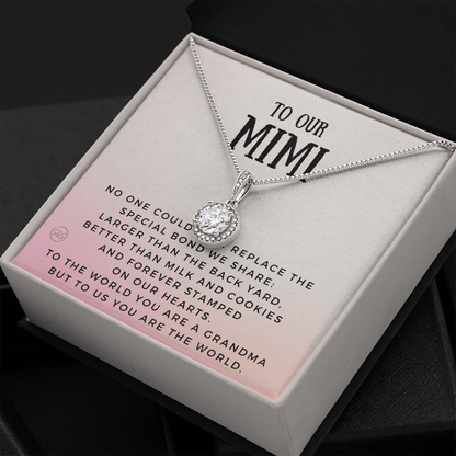 Gift for Mimi | Grandmother Nickname, Grandma, Mother's Day Necklace, Birthday, Get Well, Missing You, Mimi Definition, Christmas, From Family Grandkids  Granddaughter Grandson 1118bE