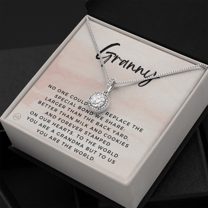 Gift for Granny | Grandmother Nickname, Grandma, Mother's Day Necklace, Birthday, Get Well, Missing You, Granny Definition, Christmas, From Family Grandkids  Granddaughter Grandson 1118aE