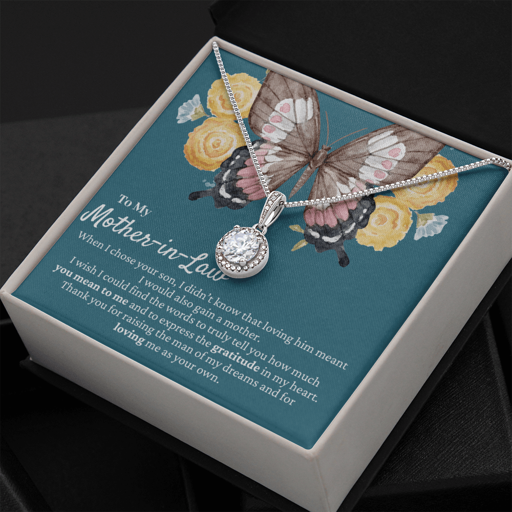 Mother-in-Law Gift | Mother's Day Present, Butterfly Necklace, Mother Of The Groom Gift, Meaningful Gift from Daughter-in-Law, Wedding Gift
