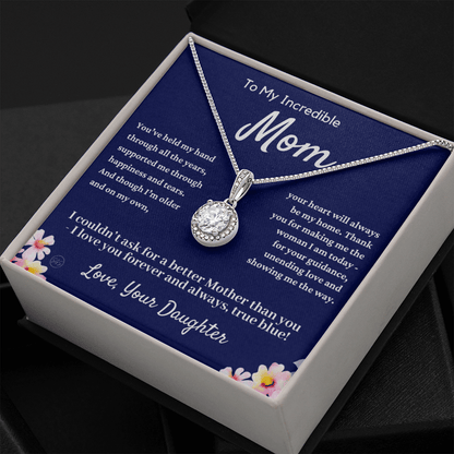 Gift for Mom From Daughter | Mother Daughter Necklace, Mother's Day Gift, Thinking of You Gift, Appreciation Gift, I Love You Mom, Eternal
