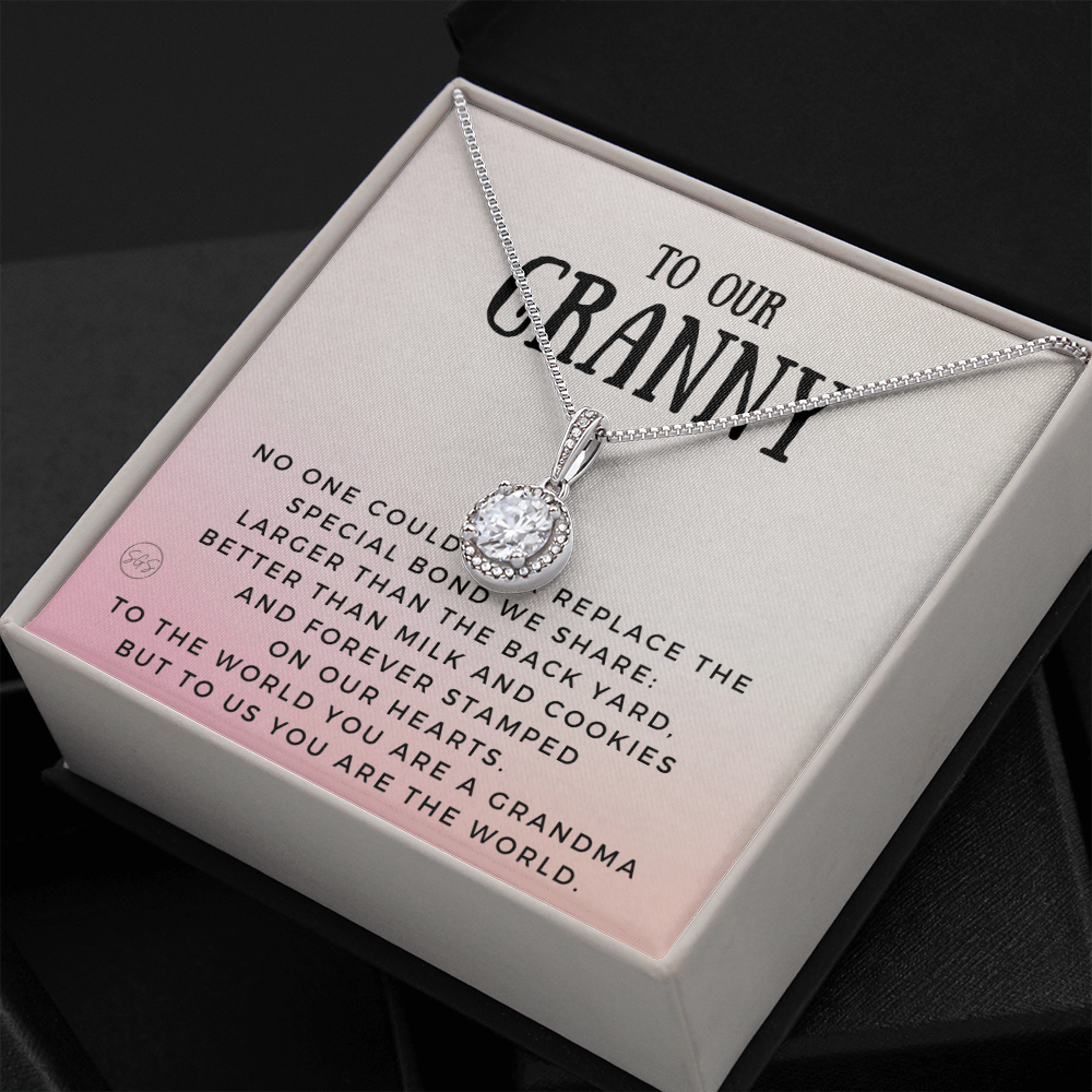 Gift for Granny | Grandmother Nickname, Grandma, Mother's Day Necklace, Birthday, Get Well, Missing You, Granny Definition, Christmas, From Family Grandkids  Granddaughter Grandson 1118bE