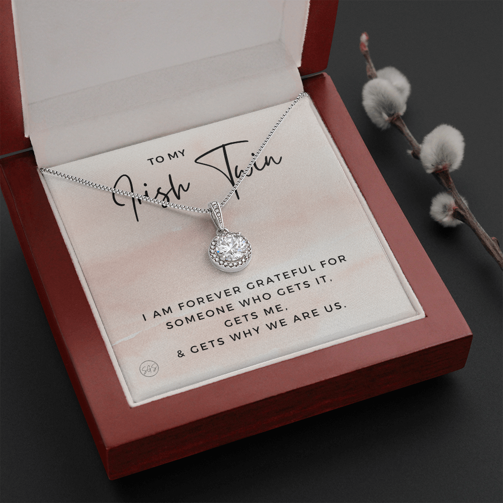 To My Irish Twin | My Sister Gets Me, Sisters Gift, Almost Twins, Best Friend Necklace, Gift From Sister, Grateful, Cute, Jewelry 0628He