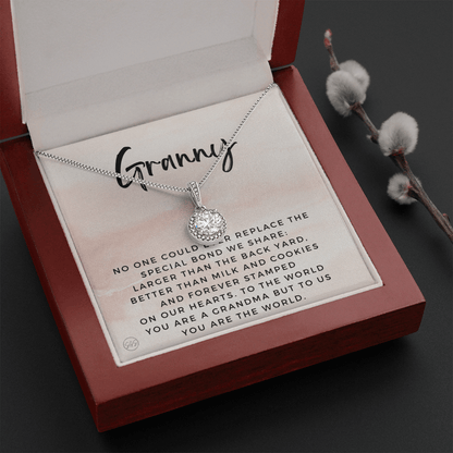 Gift for Granny | Grandmother Nickname, Grandma, Mother's Day Necklace, Birthday, Get Well, Missing You, Granny Definition, Christmas, From Family Grandkids  Granddaughter Grandson 1118aE