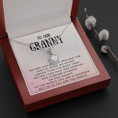 Gift for Granny | Grandmother Nickname, Grandma, Mother's Day Necklace, Birthday, Get Well, Missing You, Granny Definition, Christmas, From Family Grandkids  Granddaughter Grandson 1118bE