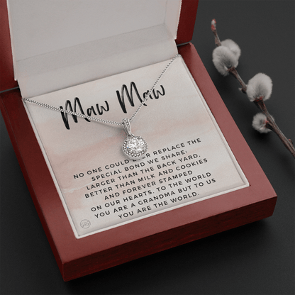 Gift for Maw Maw | Grandmother Nickname, Grandma, Mother's Day Necklace, Birthday, Get Well, Missing You, Maw Maw Definition, Christmas, From Family Grandkids  Granddaughter Grandson 1118aE