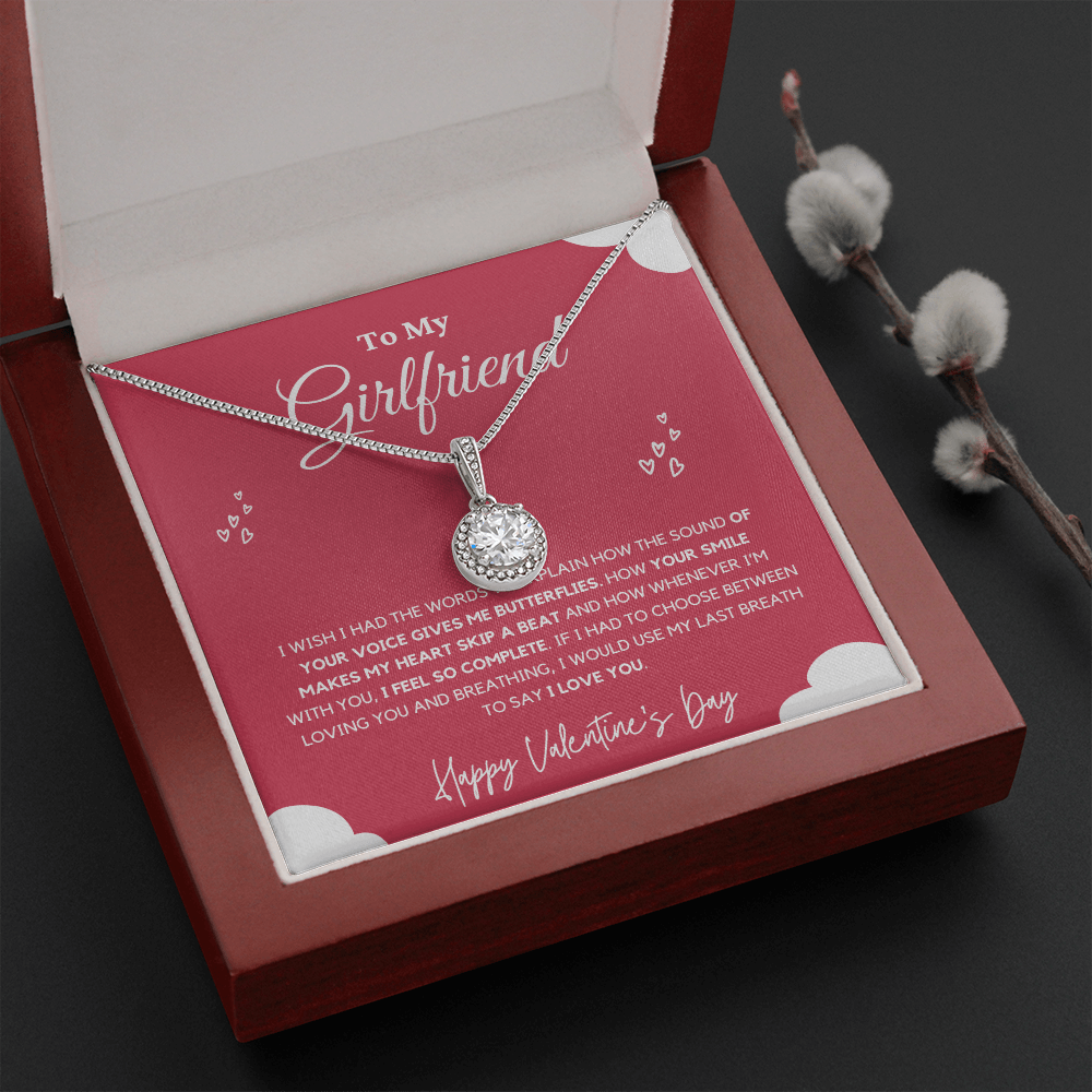 Girlfriend - Last Breath - Eternal Hope Necklace | Anniversary Gift for Girlfriend, From Boyfriend, From Partner, Valentine's Day Present