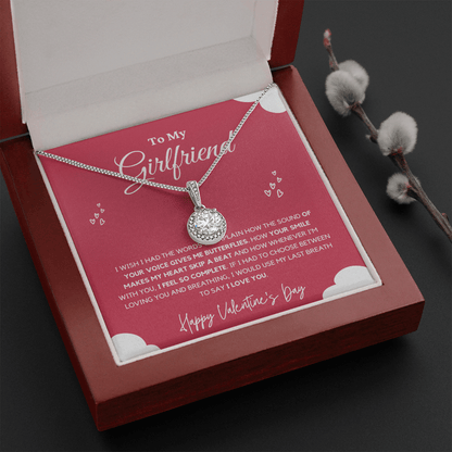 Girlfriend - Last Breath - Eternal Hope Necklace | Anniversary Gift for Girlfriend, From Boyfriend, From Partner, Valentine's Day Present
