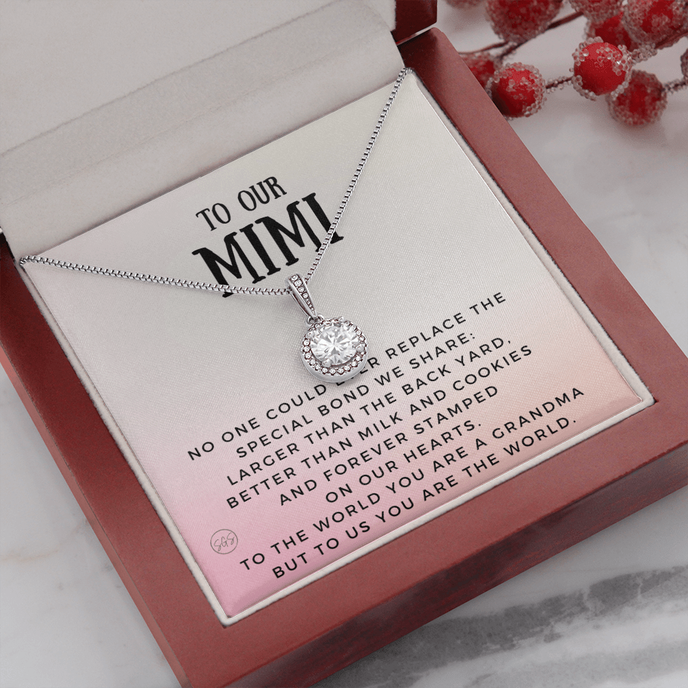 Gift for Mimi | Grandmother Nickname, Grandma, Mother's Day Necklace, Birthday, Get Well, Missing You, Mimi Definition, Christmas, From Family Grandkids  Granddaughter Grandson 1118bE