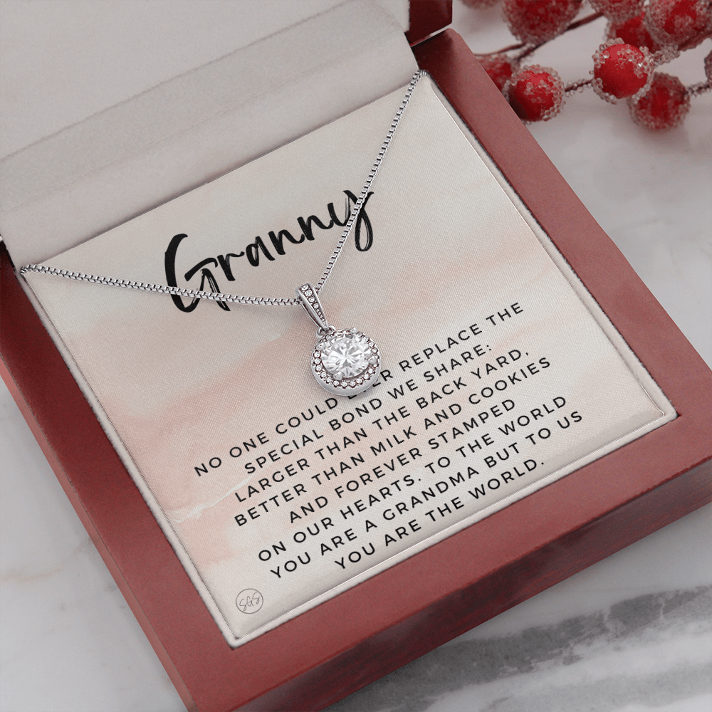 Gift for Granny | Grandmother Nickname, Grandma, Mother's Day Necklace, Birthday, Get Well, Missing You, Granny Definition, Christmas, From Family Grandkids  Granddaughter Grandson 1118aE