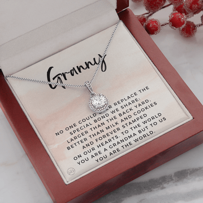 Gift for Granny | Grandmother Nickname, Grandma, Mother's Day Necklace, Birthday, Get Well, Missing You, Granny Definition, Christmas, From Family Grandkids  Granddaughter Grandson 1118aE