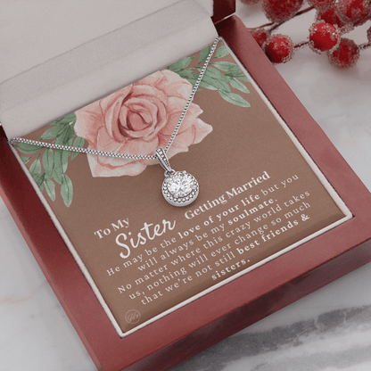 My Sister Getting Married Gift | For the Bride, Engagement, Bridal Shower Present, From Sister of the Bride, Wedding Present for Sister 34dE