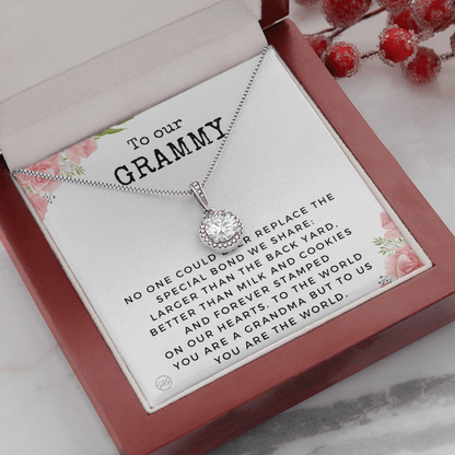 Gift for Grammy | Grandmother Nickname, Grandma, Mother's Day Necklace, Birthday, Get Well, Missing You, Grammy Definition, Christmas, From Family Grandkids  Granddaughter Grandson 1118dE