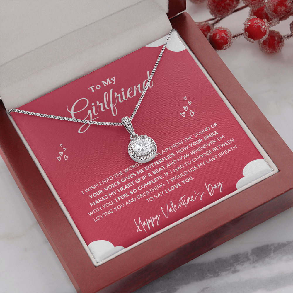 Girlfriend - Last Breath - Eternal Hope Necklace | Anniversary Gift for Girlfriend, From Boyfriend, From Partner, Valentine's Day Present