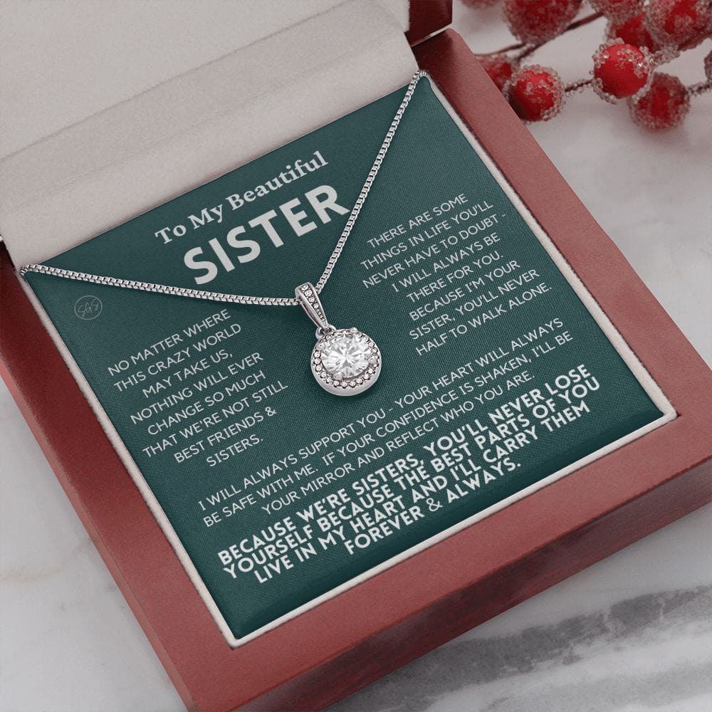 Sister Gift | Sister Christmas Gift, Sister Necklace, Birthday Gift for My Sister, Sentimental Gift Sisters, Christmas Gifts for Sister, 4