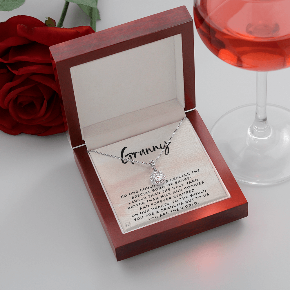 Gift for Granny | Grandmother Nickname, Grandma, Mother's Day Necklace, Birthday, Get Well, Missing You, Granny Definition, Christmas, From Family Grandkids  Granddaughter Grandson 1118aE