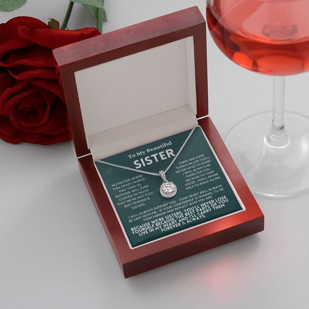 Sister Gift | Sister Christmas Gift, Sister Necklace, Birthday Gift for My Sister, Sentimental Gift Sisters, Christmas Gifts for Sister, 4