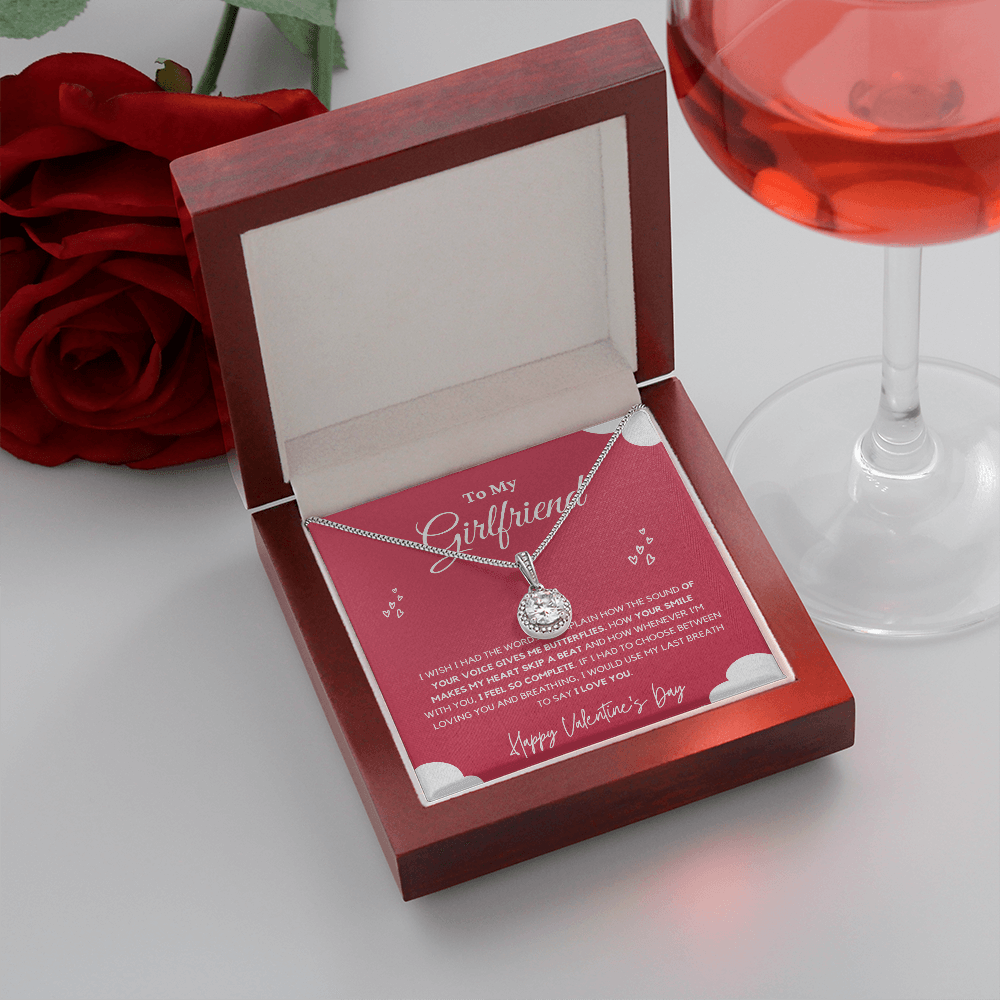 Girlfriend - Last Breath - Eternal Hope Necklace | Anniversary Gift for Girlfriend, From Boyfriend, From Partner, Valentine's Day Present
