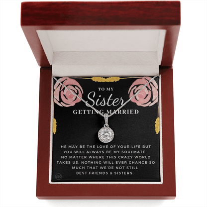 My Sister Getting Married Gift | For the Bride, Engagement, Bridal Shower Present, From Sister of the Bride, Wedding Present for Sister 34cE