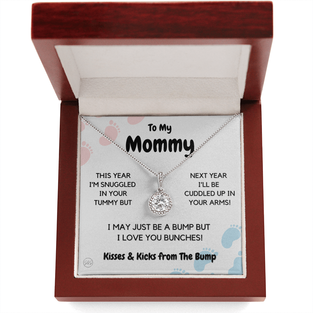 Baby to Mom Gift | Mother's Day Present from the Baby Bump, Mommy To Be Necklace, Gift for Expecting Mom From Baby Boy or Girl, New Mom 01E