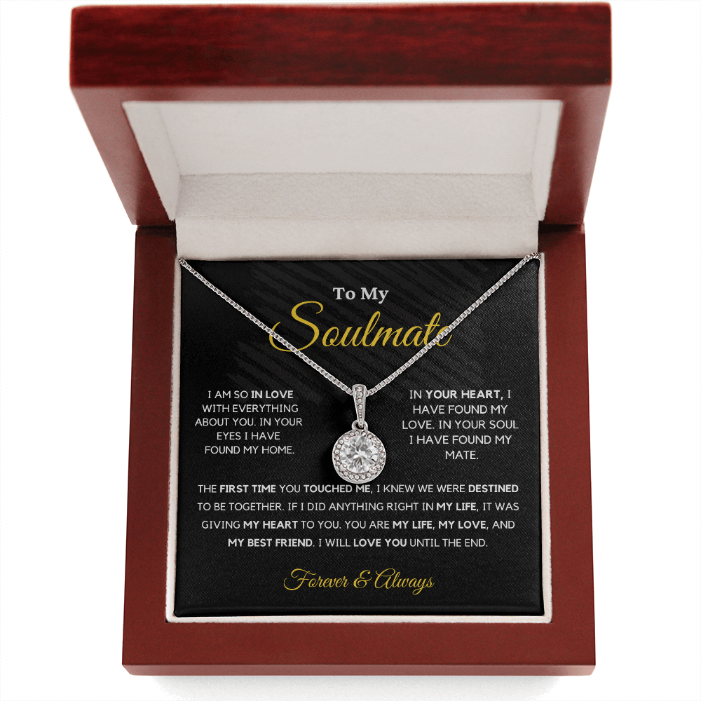 Soulmate - Eternal Hope - Love Knot | Romantic Gift for Wife, Fiancé, Girlfriend - Anniversary Gift, Valentine's Day Present