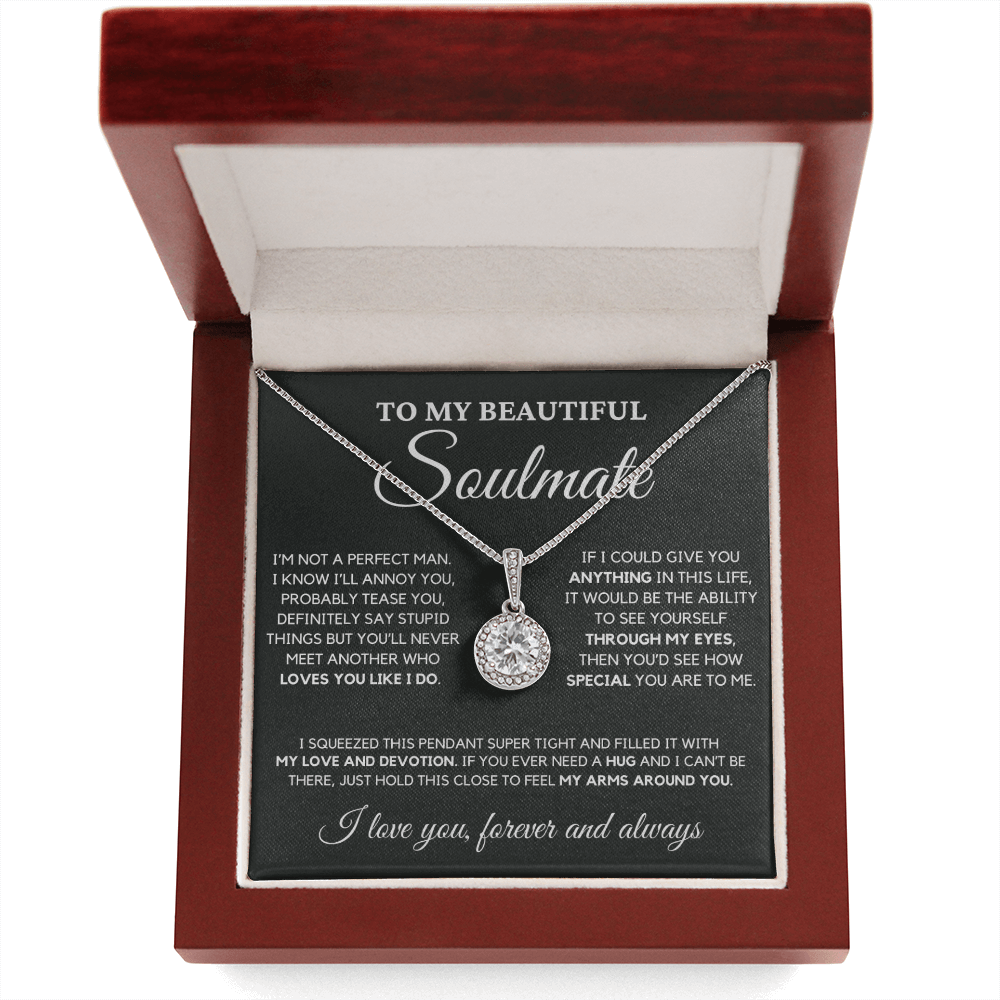 Gift for Soulmate - No One Loves You Like I Do - Eternal Hope Necklace