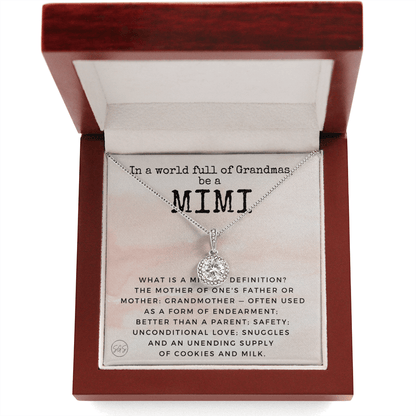Gift for Mimi | Grandmother Nickname, Grandma, Mother's Day Necklace, Birthday, Get Well, Missing You, Mimi Definition, Christmas, From Family Grandkids  Granddaughter Grandson 1118cE