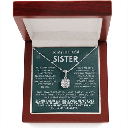 Sister Gift | Sister Christmas Gift, Sister Necklace, Birthday Gift for My Sister, Sentimental Gift Sisters, Christmas Gifts for Sister, 4