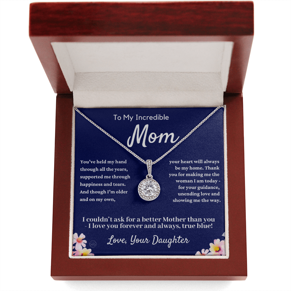 Gift for Mom From Daughter | Mother Daughter Necklace, Mother's Day Gift, Thinking of You Gift, Appreciation Gift, I Love You Mom, Eternal