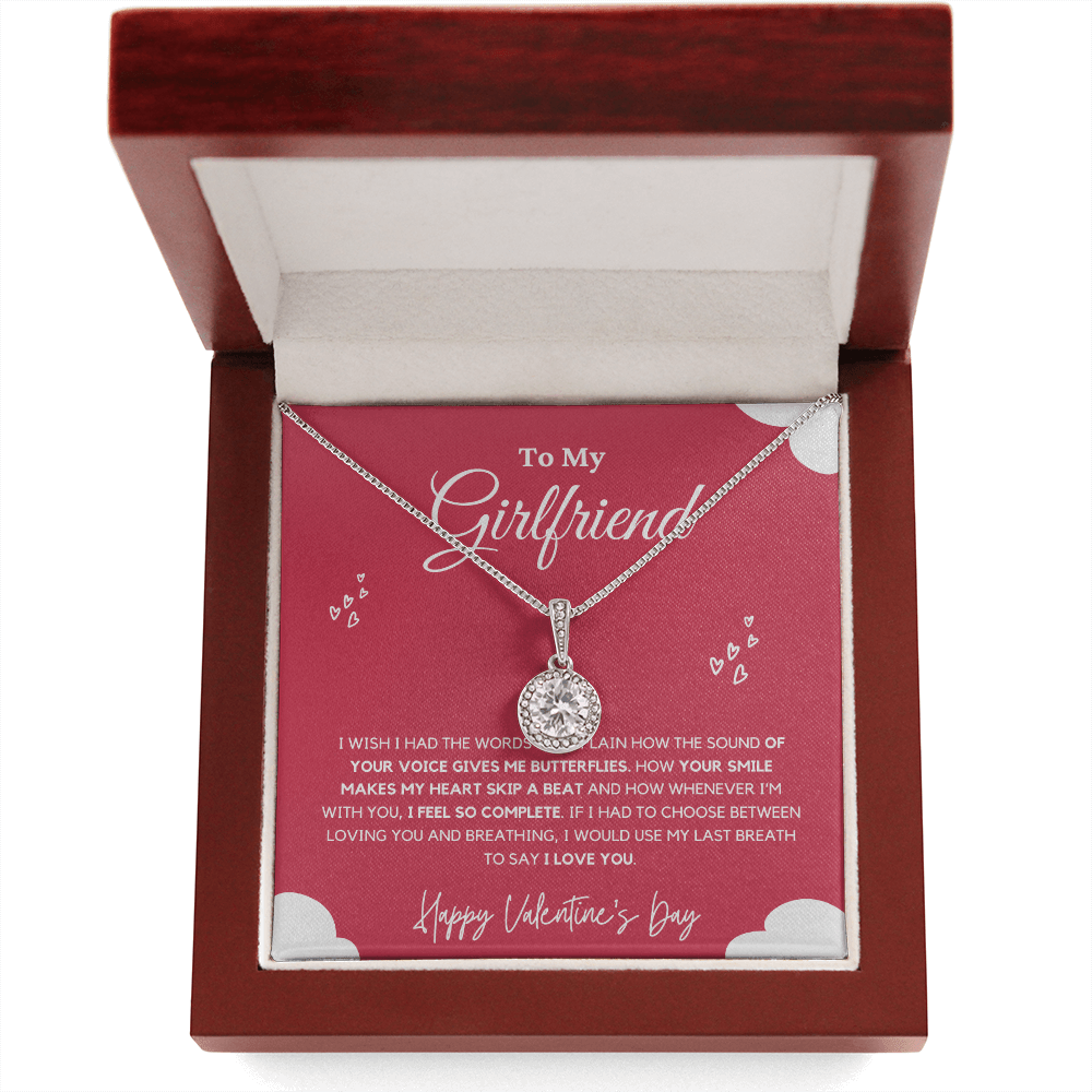 Girlfriend - Last Breath - Eternal Hope Necklace | Anniversary Gift for Girlfriend, From Boyfriend, From Partner, Valentine's Day Present