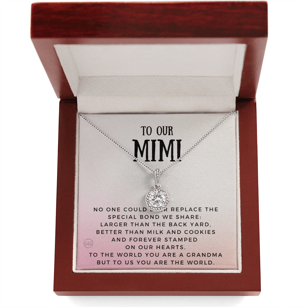 Gift for Mimi | Grandmother Nickname, Grandma, Mother's Day Necklace, Birthday, Get Well, Missing You, Mimi Definition, Christmas, From Family Grandkids  Granddaughter Grandson 1118bE