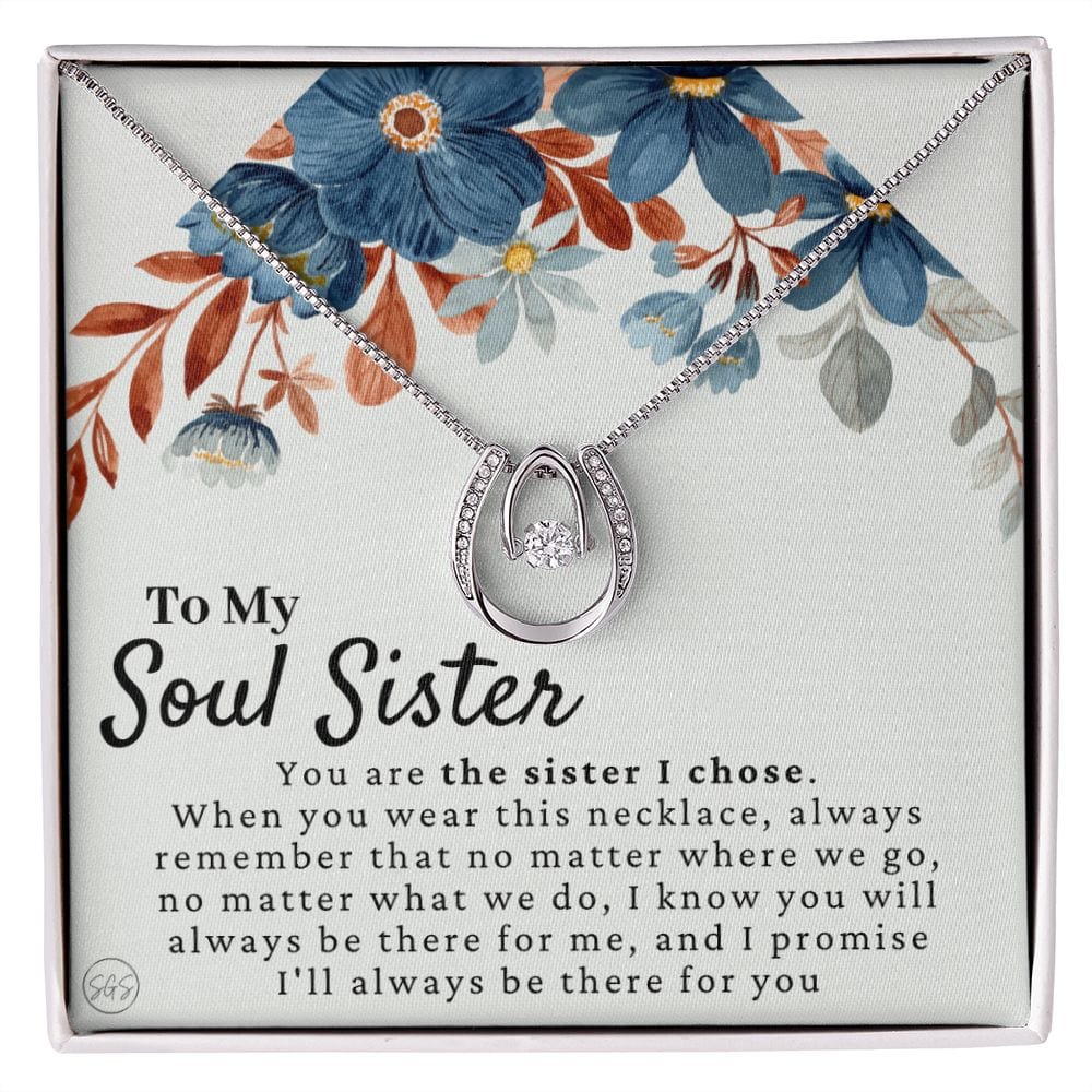 Best Friend Gift | Soul Sister, BFF Necklace, Unbiological Sister, Christmas Gift for Her, Small Long Distance Gifts, Female Best Friend 9