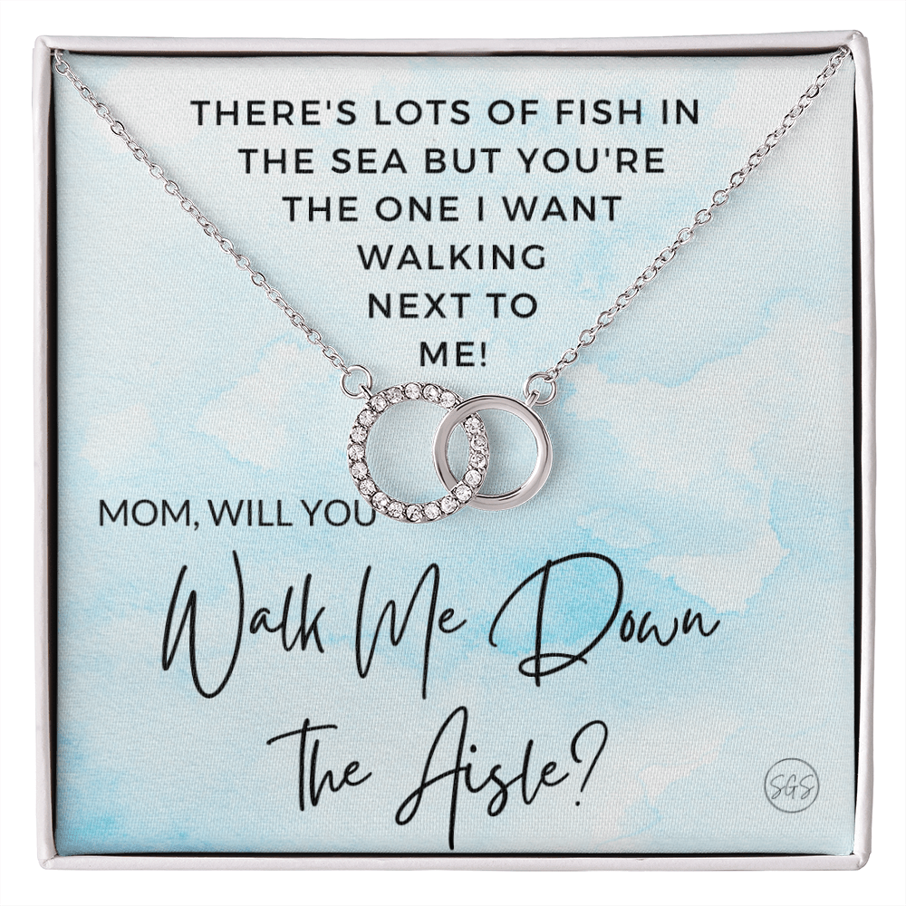 Beach Mom, Will You Walk Me Down the Aisle? Beach Wedding, Ocean Theme, Give Me Away Proposal, Mother of the Bride Gift, From Daughter