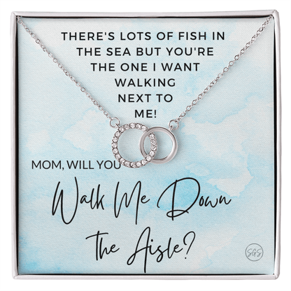 Beach Mom, Will You Walk Me Down the Aisle? Beach Wedding, Ocean Theme, Give Me Away Proposal, Mother of the Bride Gift, From Daughter