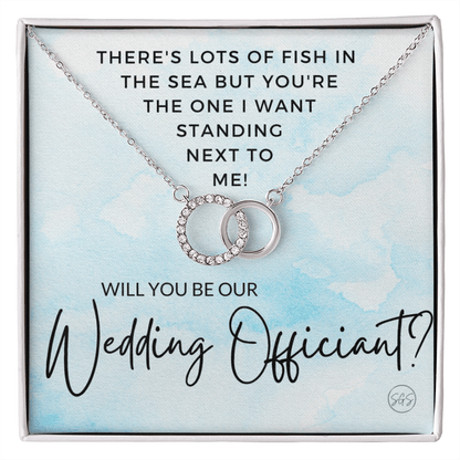 Beach Wedding Officiant Proposal | Beach Wedding, Ocean Theme, Will You Marry Us? Will You Be Our Officiant?  Beach Bridal Shower, Mermaid