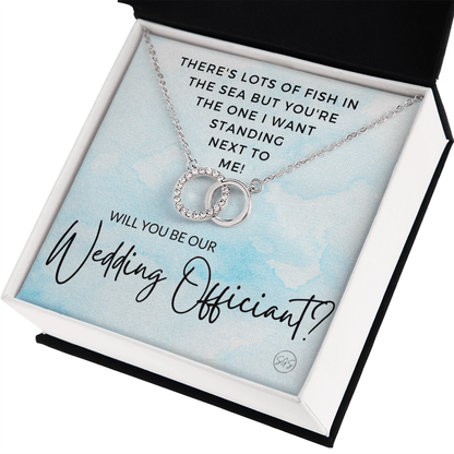 Beach Wedding Officiant Proposal | Beach Wedding, Ocean Theme, Will You Marry Us? Will You Be Our Officiant?  Beach Bridal Shower, Mermaid