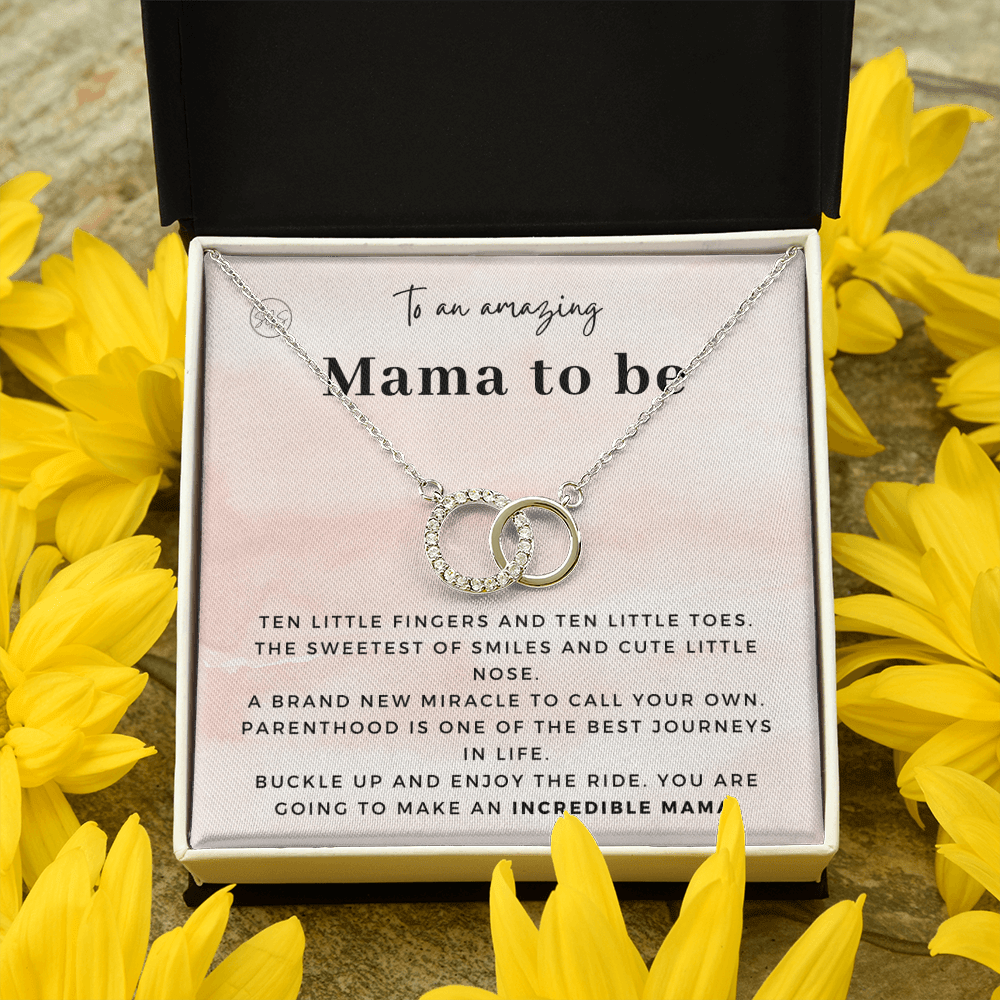 First Time Mom Gift | Girl Mom, New Mama To Be Jewelry, New Mom Necklace, New Mommy Baby Shower Gift, Pregnancy Gift for Best Friend