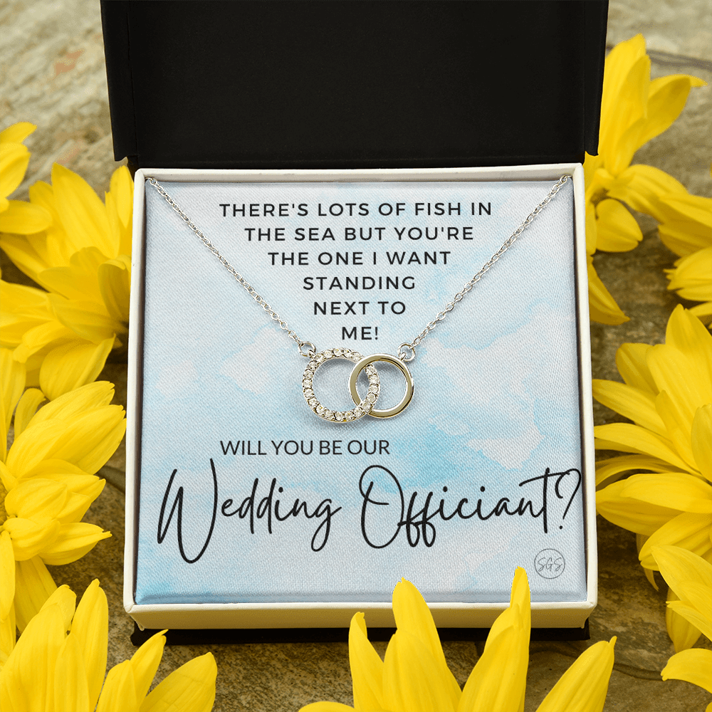 Beach Wedding Officiant Proposal | Beach Wedding, Ocean Theme, Will You Marry Us? Will You Be Our Officiant?  Beach Bridal Shower, Mermaid