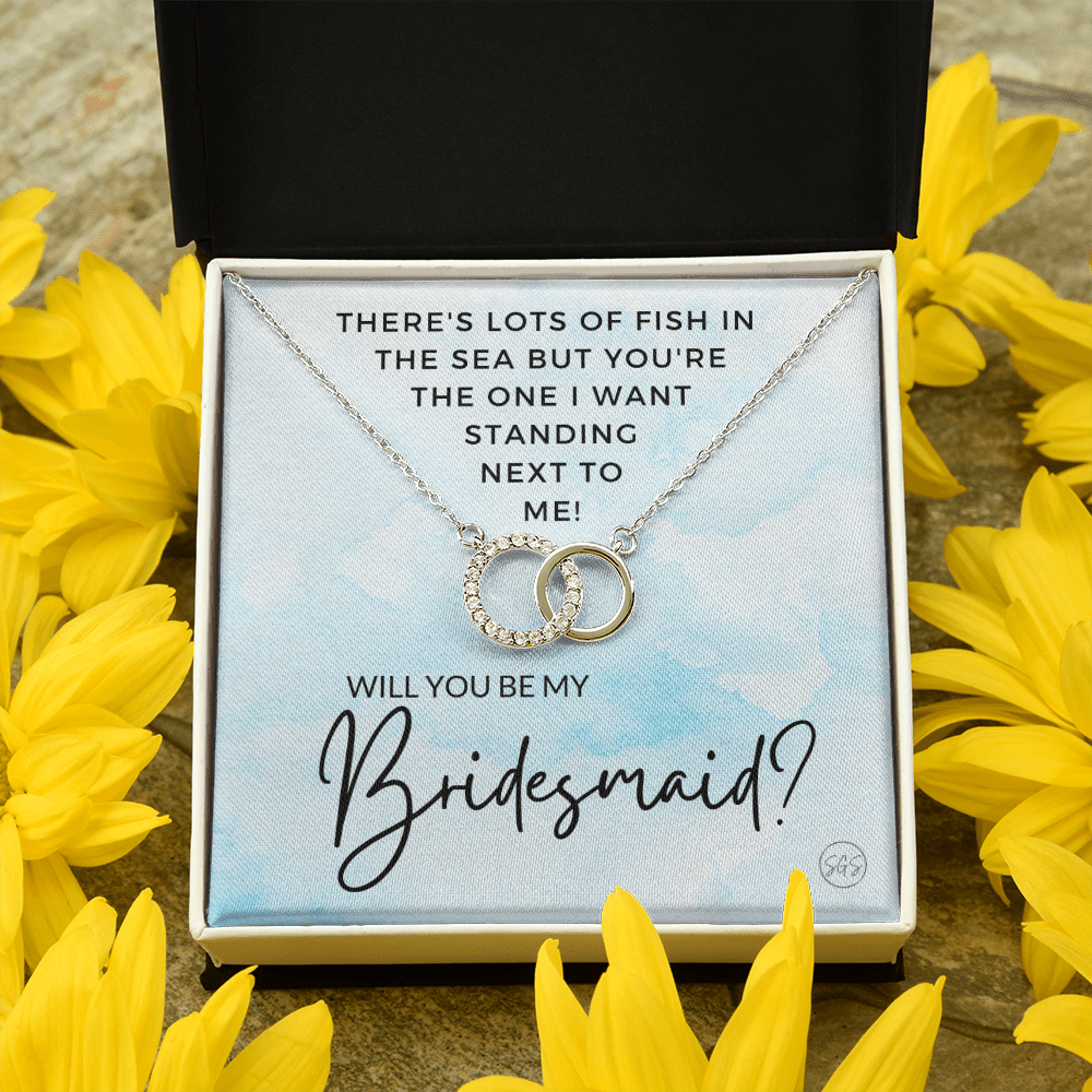 Beach Bridesmaid Proposal | Beach Wedding, Ocean Theme, Will You Be My Bridesmaid? Bridal Party Gift, Beach Bridal Shower, Mermaid Party