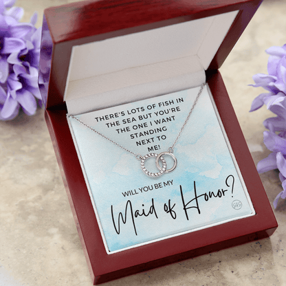 Beach Maid of Honor Proposal | Beach Wedding, Ocean Theme, Will You Be My Bridesmaid? Bridal Party Gift, Beach Bridal Shower, Mermaid Party