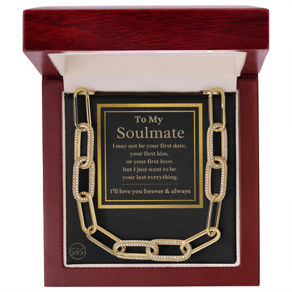 Soulmate - Seven Hundred Reasons Necklace | Gold Soulmate Necklace for Women, Anniversary Gift for Girlfriend, Soulmate Jewelry for Wife