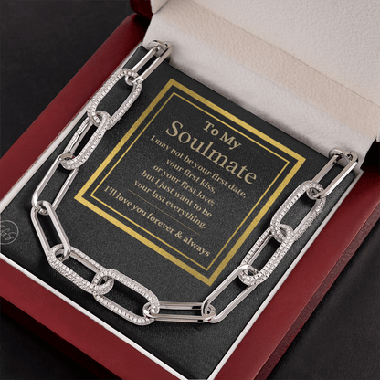 Soulmate - Seven Hundred Reasons Necklace | Gold Soulmate Necklace for Women, Anniversary Gift for Girlfriend, Soulmate Jewelry for Wife