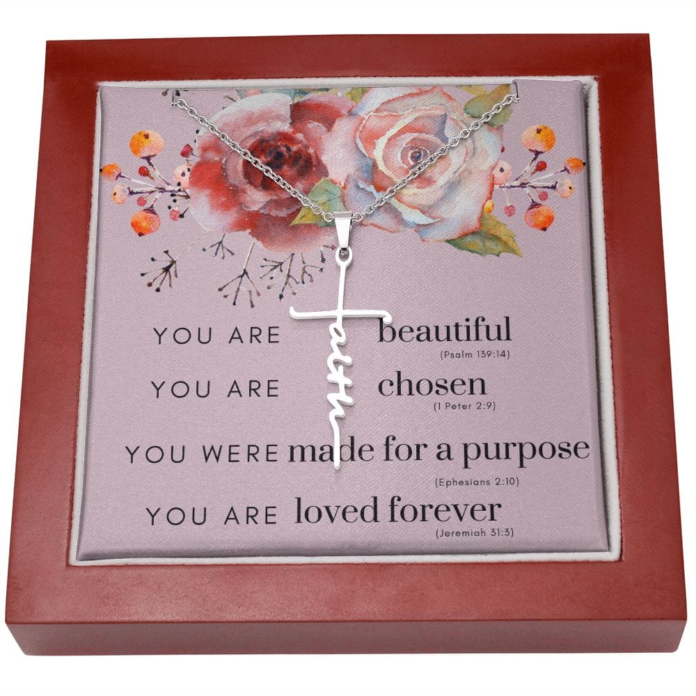 Faith Cross | Christian Gift for Women, You are Chosen