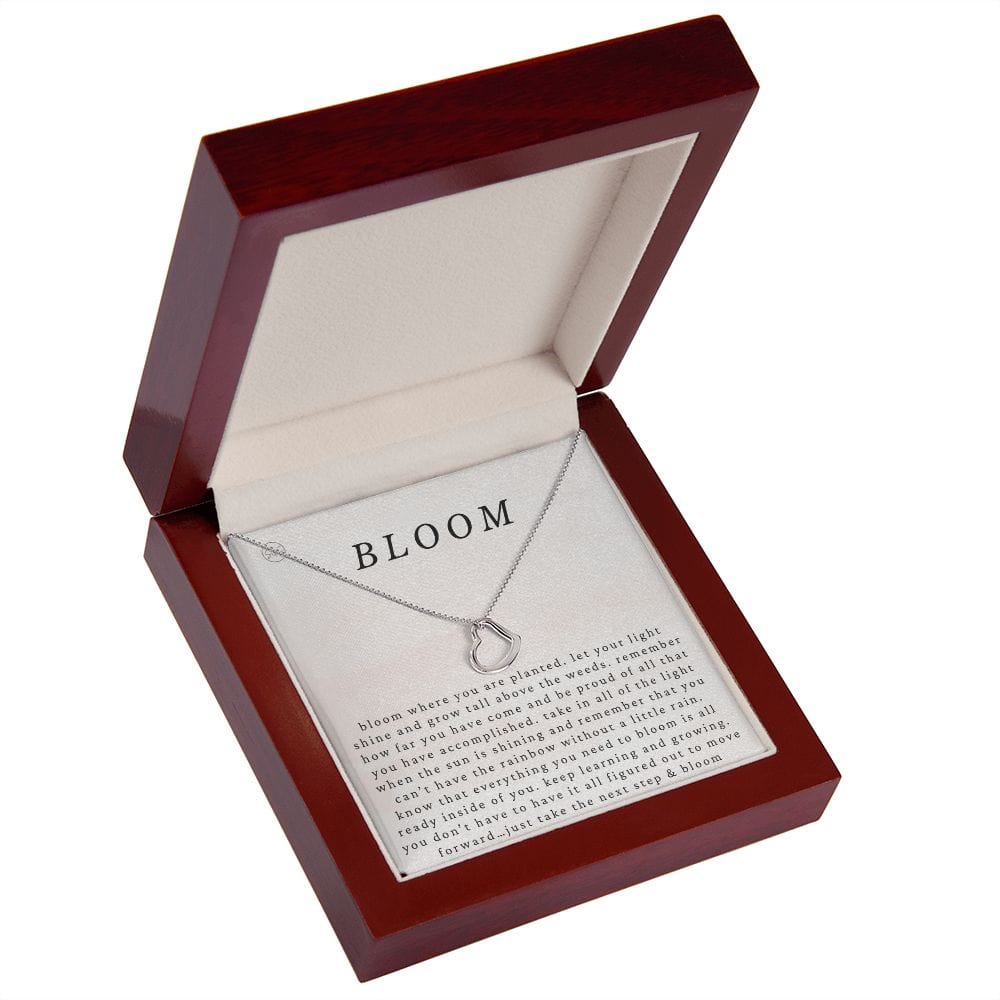 New Beginnings Gift for Her | Bloom Where You're Planted, New Job, Moving, Divorce, Clean Slate Necklace, Best Friend Gift, 14K Gold